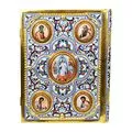 Gold-Plated Gospel Book with Enamel