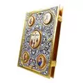 Gold-Plated Gospel Book with Enamel