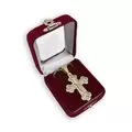 Double-Sided Cross - Crucifix and Virgin Mary