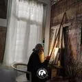 Χειροποίητη Αγιορείτικη Αγιογραφία Παναγίας Γλυκοφιλούσας με Τσουκάνικο σε Όλη τη Χρυσή Επιφάνεια – 50 × 110 εκ.