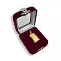 Handmade Pendant – 925 Silver with 24K Gold Plating and IC XC NI KA Cross