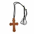 Wooden Neck Cross with the Crucified Christ