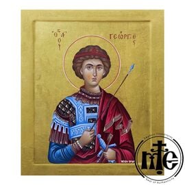 Άγιος Γεώργιος Αγιογραφία - Μιξιόν με Μιξιόν Φωτοστέφανο