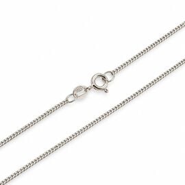 925 Sterling Silver Curb Chain Necklace – 70 cm