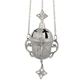 Κρεμαστό Καντήλι Επινικελωμένο