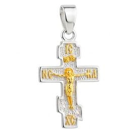925 Sterling Silver Orthodox Crucifix Pendant