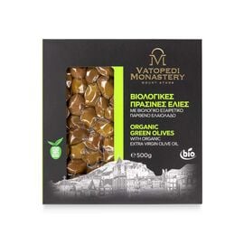 Organic Green Olives – Vatopaidi Monastery 500g