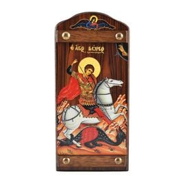 Wooden Icon Saint George 5x10cm