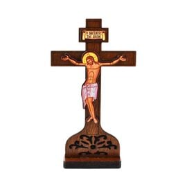 Handmade Wooden Standing Cross 6 x 11 cm