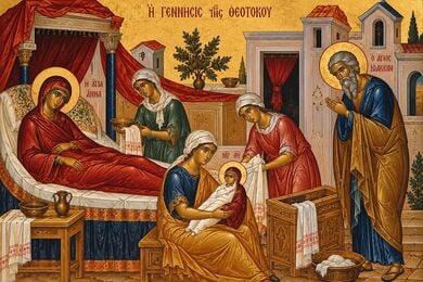 Apolytikion of the Nativity of the Most Holy Theotokos