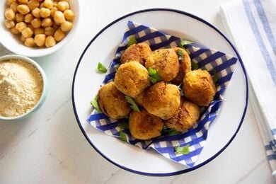 Chickpea meatballs from Mount Athos