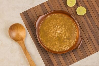 Tahini soup without oil from Mount Athos