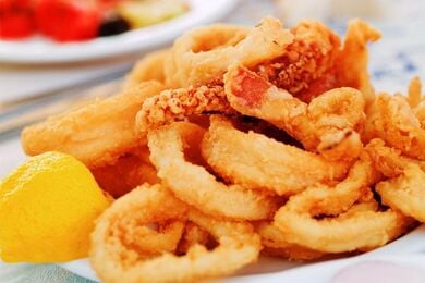 Τηγανιτά καλαμαράκια