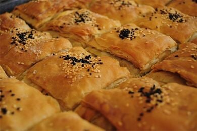 Zucchini fasting pie