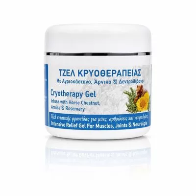 Τζελ Κρυοθεραπείας με Αγριοκάστανο Άρνικα & Δεντρολίβανο του Πατέρα Ιωσήφ - Καρούλια Άγιον Όρος