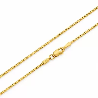 14K Gold Close-Link Chain Necklace
