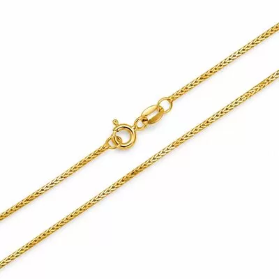 14K Gold Curb Chain Necklace