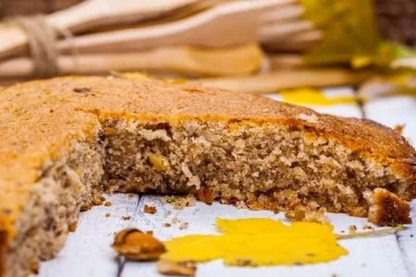 Image Fasting cake with olive oil or tahini