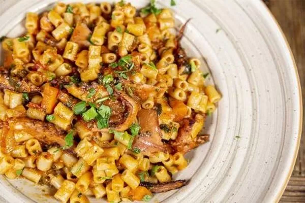 Image Greek octopus pasta
