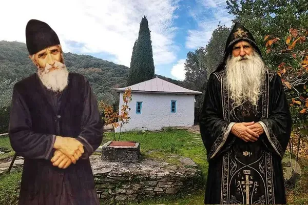 Image Where Saint Paisios and Saint Papa Tychon Lived – Walking in His Footsteps at the Holy Cross cell in Mount Athos. Exclusive Images