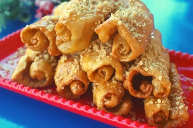 Image Christmas Diples - Greek honey rolls