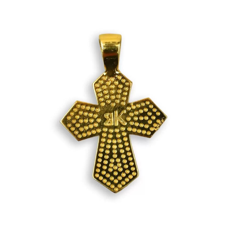 925 Sterling Silver Orthodox Cross - 24K Gold Plated