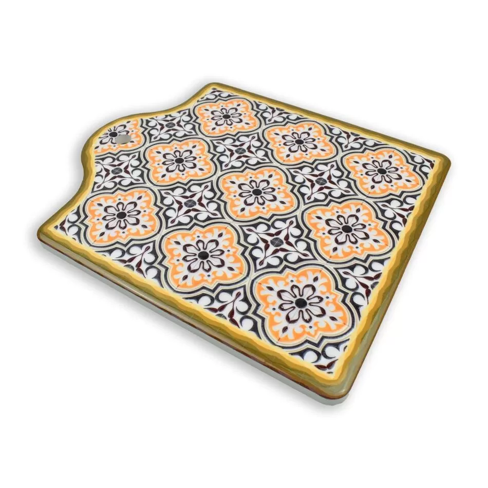 Ceramic Placemat - Byzantine Relief Pattern
