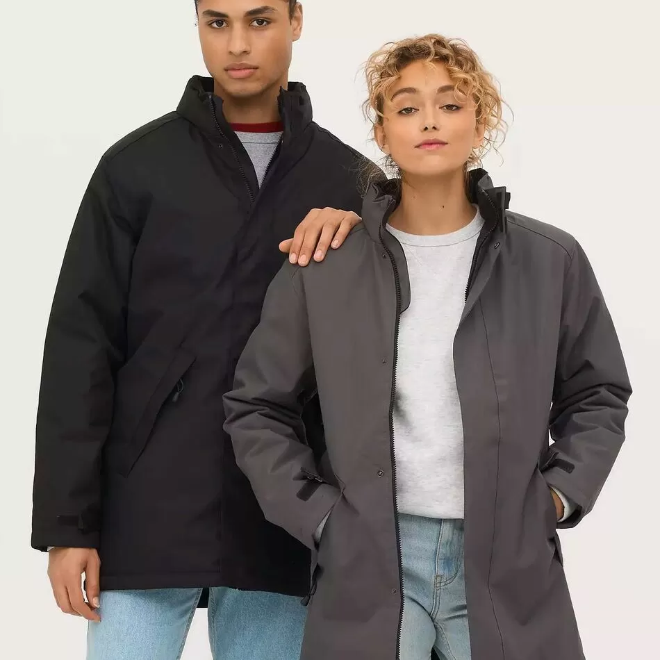 Black Unisex Parka - Medium