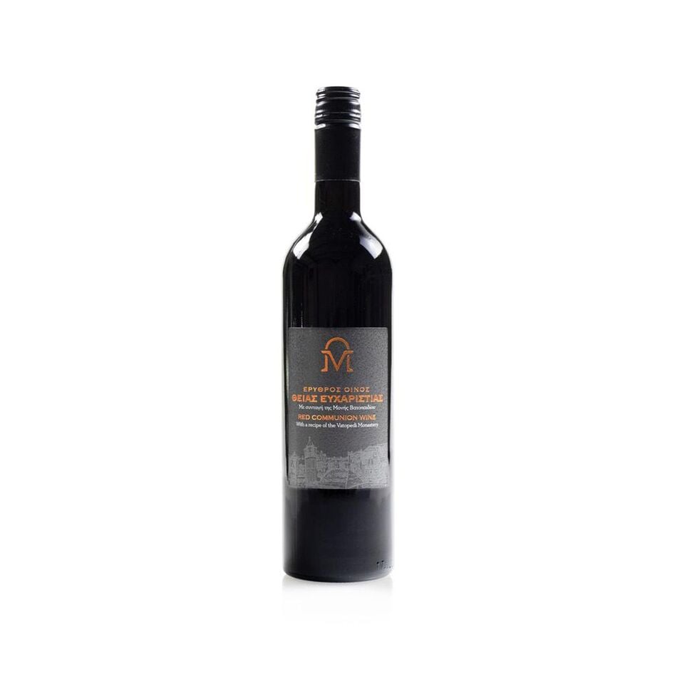 Eucharist Red Wine from Vatopediou Monastery of Mount Athos 750ml