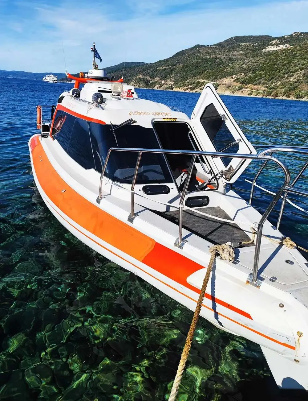 Image Mount Athos Speed Boat