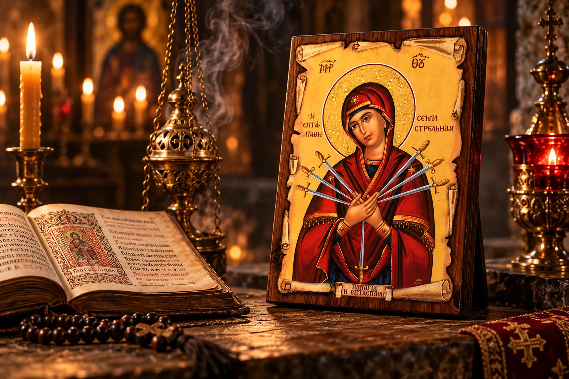 Prayer to the Virgin Mary of Seven Swords for Peace and Comfort